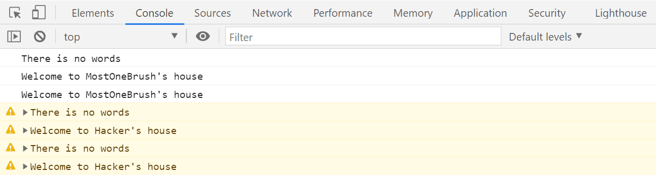 기본 모듈에서 외부 개입으로 모든 변수에 영향이 가는 결과